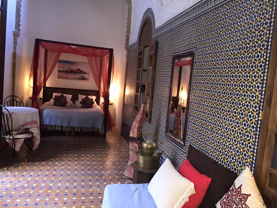 Suite Oudayas en décoration rouge